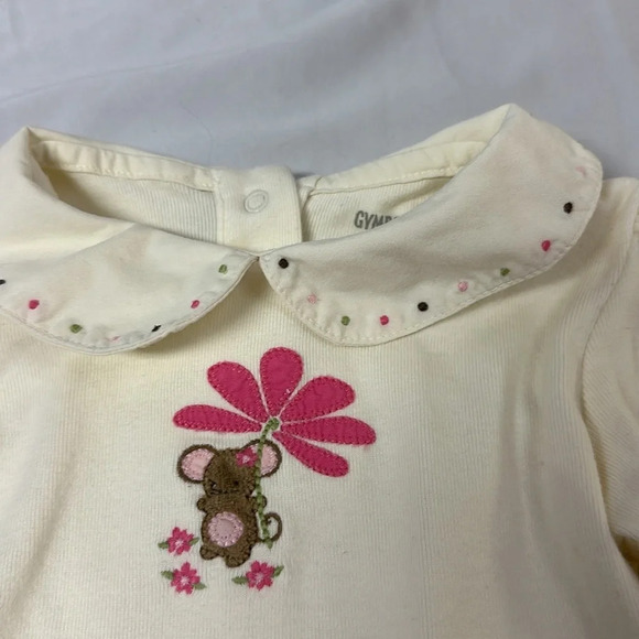 Gymboree - long sleeve onesie dress top/shirt. Size 18-24 months - Picture 3 of 5